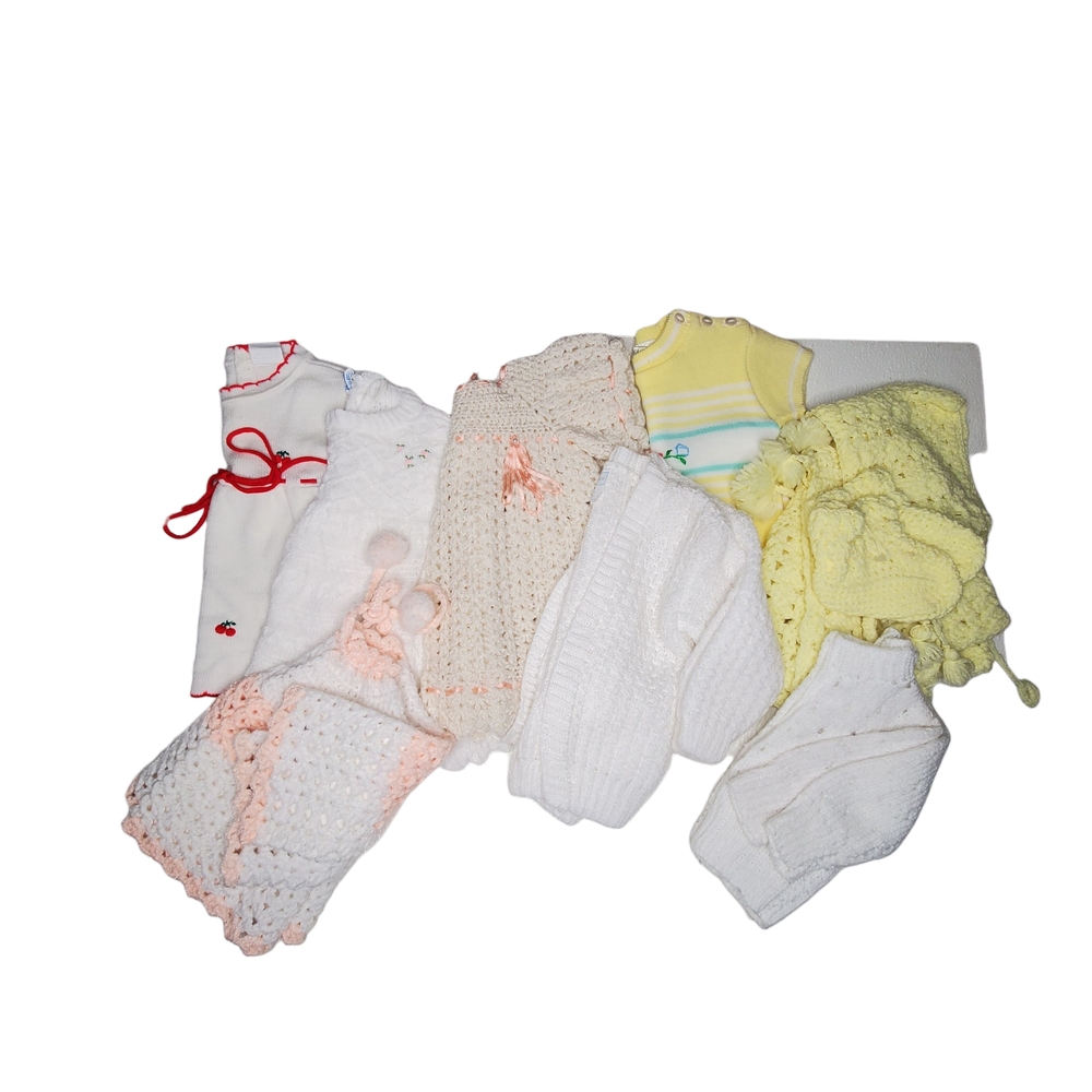Not For Sale BUNDLE 8 Pieces Lot Baby Knit Clothes Various